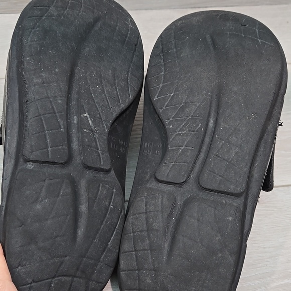 Oofos Mens Hook & Loop Black Slide Sandals Shoes Sz 13 main image 4